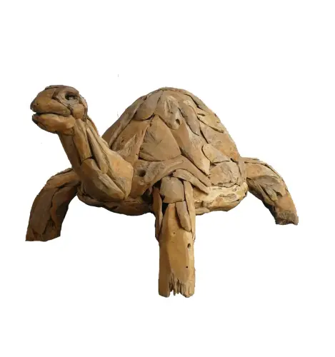 Product image of the product “Giant Turtle, made from teak root pcs, Length 120 cm Artistic unique work ”